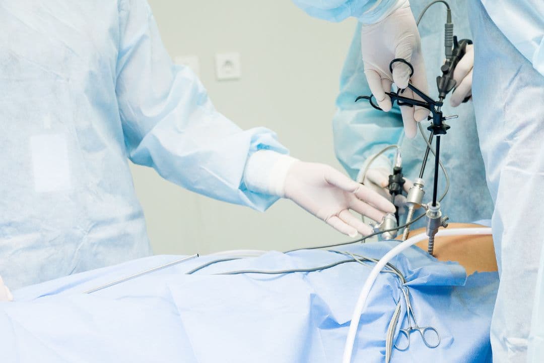 Laparoscopic gynecological surgery